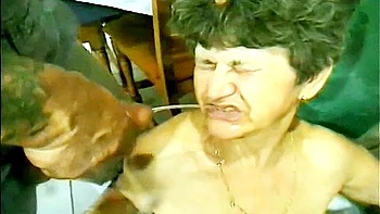 Hungarian Granny - Vintage Pissing Fetish With Old Mature Slut