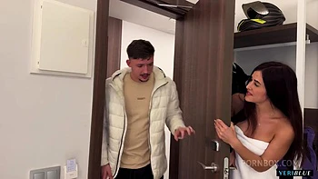 He Meet's A Girl And Fuck's Her Friend While She Showers