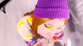 Red Hair Angel Presented Me Her Butt After Blow Job