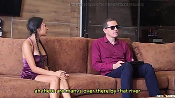 I Bang A Blind Chaps Stepdaughter Next To Him, Cum Drops On Him And This Chab Thought It Was Cream