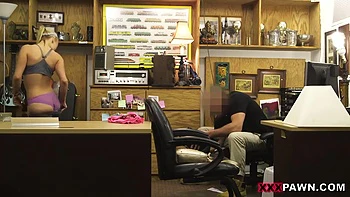 Slutty Blonde Milf Is Getting Shagged By Stranger Inside The Office