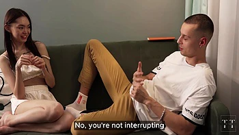 This Asian Bitch Spread Her Legs For A Rent Discount