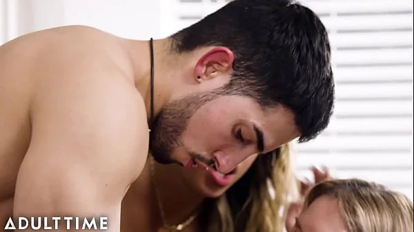 ADULT TIME - Railing My Big Tit Blonde Teacher with My Sexy Stepmom