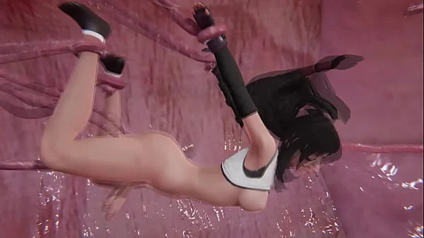 Final Fantasy - Futa Tifa Lockhart creampied by tentac1es - 3D Porn