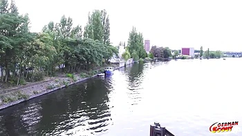 GERMAN SCOUT - First Anal Fuck at Pickup Casting for Big Butt Teen Crystal Richi