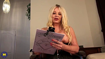 60 Year Old Mature Allissa West Is Getting Very Naughty on Camera