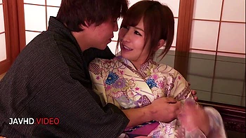 Cocolo's steamy kimono creampie session