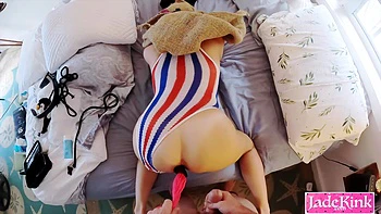 Big ass hot slut head coved with bag used and hardcore fuck