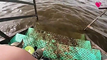 Katrina Van - Van - Hendes Tunge Flyder Over Med Sperm I Rio De La Plata