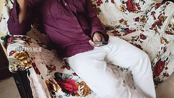 Tamil Stepmom Sucks Son's Cock - Homemade Blowjob