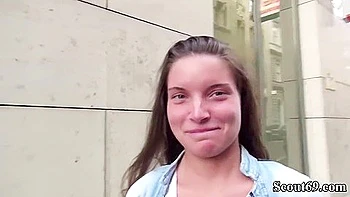 Entice Slender Anita B To Anal Screw At Fake Model Casting