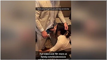 Snap Chat In Asian Girlfriend Becomes Free Use Office Stress Release Slut