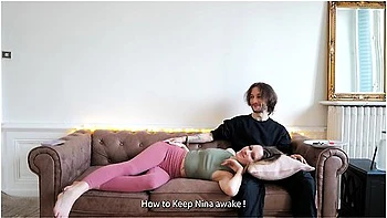 Amateur French (eng Sub) - Nina Is Back, I Lick Her Pussy And We Chill Together