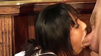 Slut Dressed As A Dancer Enjoys Cock