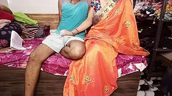 Desi Indian Wife Home Alone Fucked Hard by Husband's Friend - Big Natural Tits & Moaning