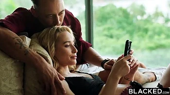 Kelly Collins Gets BLACKED By Jason Luv's Huge BBC For Cuckold Hubby - Blonde Doggystyle & Deep Throat