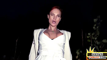 Public amateur POV slut