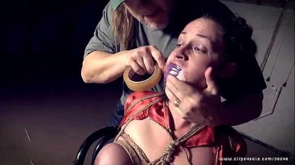 Girl Tied with Big Tits