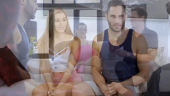 Stepbros Cock Offers Protection for blonde babes Chloe Cherry  Haley Reed from MoMo s Haunting: Porn