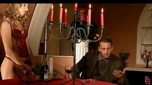 Domination, food sex, rough anal  and cruel humiliation. BDSM movie. Joanne Sweet.