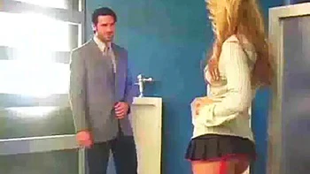 Bathroom Blonde ft. Kayden Karter: Blowjob, Doggy  Cowgirl Porn