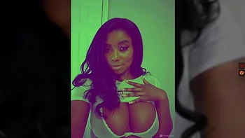Perfect Black Babe Squirting: Big Tits, Big Ass  Solo Porn