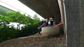 Ajx under the highway bridge: Cowgirl, Missonary  Blonde Porn