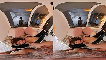 Vr brunette: Blowjob, Doggy  Cowgirl Porn