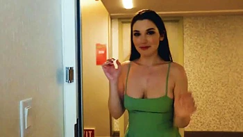 Sexy Vixen Gets Her Big Booty All Wet And Soapy Then Bounce It On Lucky Stud In A Hotel: Porn