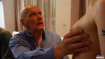 Slut Gets Banged By Old Guys: Blowjob, Amateur  Anal Porn