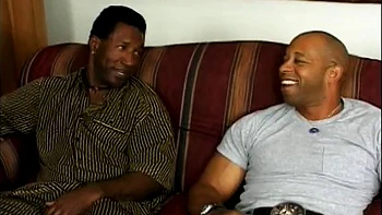 Blonde takes two massive black cocks