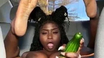 Cucumber pussy: Big Tits, Fansly  Big Dick Porn