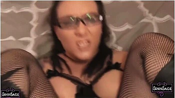 Brunette Sinn Sage Does A Striptease And Gets Hard Fucked!