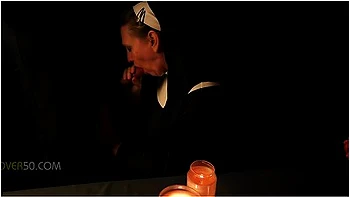 A Sexy Milf Nun Is Seduced By Her Priest While She Prays And Worships At The Alter Of His Cock