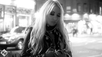 Stunning Blonde Porn Slut Handles Two Packed Studs