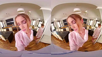 Vr180sbs: Blowjob, Cowgirl  Blonde Porn