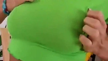 Green Dildo In Sexy Blonde With Silvia Saint