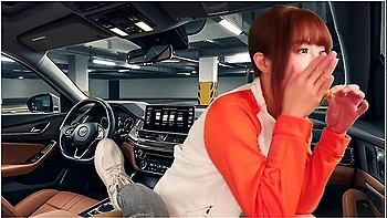 Asmr Hooters Girl Drive-thru Service In Car Ear Massage, Ear Eating & Mouth Sound