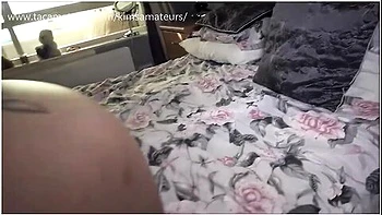 Swinging Granny Slut Busty Kim Drains Two Hard Cocks In Home Made 3some