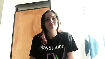 My Blonde Stepsister Catches Me Jerking Off and Makes Me Cum in Her Mouth - Part 1 - Ashleysoy2 Swallows