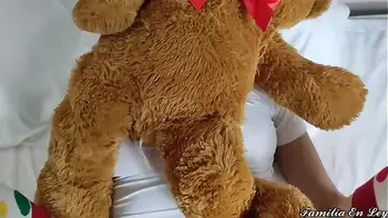 -in-law Playing With Her Teddy The Day I Take Advantage Of -in-law's Game