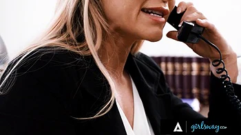 GIRLSWAY - Bossy Blonde MILF Ariel X Wants To Be DOMINATED By Kenna James During Job Interview: Porn