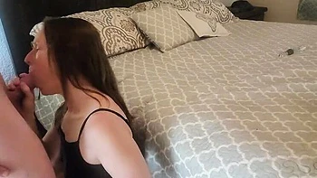 TeamJerica Amateur MILF Deep Throat Huge Cock Blowjob Homemade