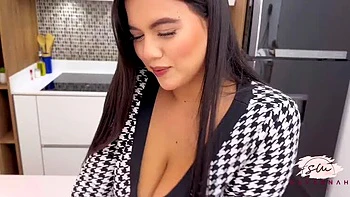 Cheating Wife Savannah Watson Fucks Stepson - Big Natural Tits & Creampie - Latina Amateur Homemade