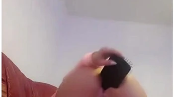 British Chav Fucks Her Pussy Hardcore Mums Brush . Eats Her Creamy Squirt