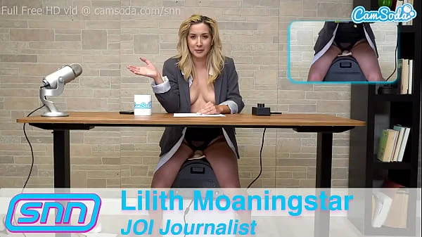 TV Anchor Rides Sybian and Has Huge Orgasm LIVE