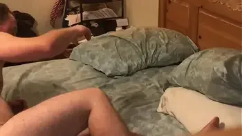 The first time my bosses wife had me in their marital bed! Subtitles He goes out of town for work every month! It’s really satisfying for both of us!