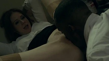 Maitland Ward gets her pussy pounded by Pressure in lingerie