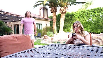 Anna Claire Clouds and Axel Haze enjoy passionate outdoor intimacy