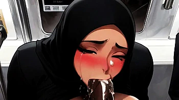 Somali MILF Big Ass & Hijab Muslim Women Blowjob Eid Hentai Cartoon